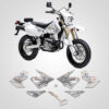 Suzuki DRZ 400SM 2008 White - Suzuki Motorbikes Sticker Decals. Best online shop for High Quality Aftermarket Decals for motorbikes & vehicles.