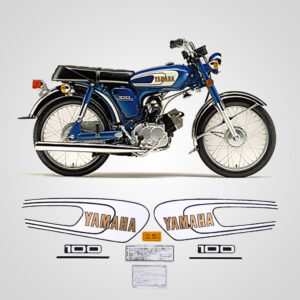 Yamaha YB 100 1990 - Motorbikes Sticker Decals. Best online shop for High Quality Aftermarket Decals for motorbikes & vehicles.