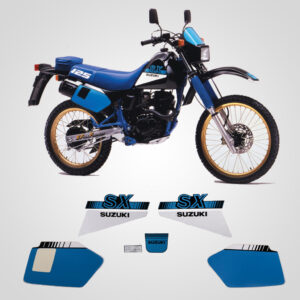 Suzuki SX 125R - 1988 Motorbike Sticker Decals. Best online shop for High Quality Aftermarket Decals for motorbikes & vehicles.